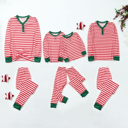ERTUTUYI Christmas Pajamas For Family Red Stripes Loungewear Sleepwear Set(Baby) Red 6M
ERTUTUYI Christmas Pajamas For Family Red Stripes Loungewear Sleepwear Set(Baby) Red 6M