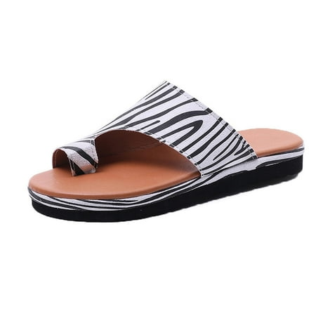 New Summer Plus Size Women s Shoes Leather Slippers Hollow Sandals