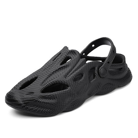 

Mens Mules & Clogs Garden Shoes Summer Breathable Mesh Slippers Non-Slip Outdoor Beach Sandals(SIZE11)