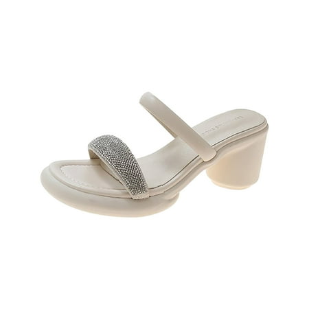 Youmylove Women Fashion Solid Color See Through Thick Bottom Sandals Slippers Flat Shoes Rhinestone Sandals Summer Comfy Beach Outdoor Walking Footwear
Youmylove Women Fashion Solid Color See Through Thick Bottom Sandals Slippers Flat Shoes Rhinestone Sandals Summer Comfy Beach Outdoor Walking Footwear