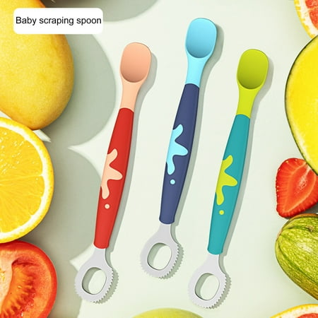Shenmeida Baby Infant Spoons Soft Silicone Baby Spoons Training Spoon Gift Set For Infant Baby Fruit Scraping Spoon for Home
Shenmeida Baby Infant Spoons Soft Silicone Baby Spoons Training Spoon Gift Set For Infant Baby Fruit Scraping Spoon for Home