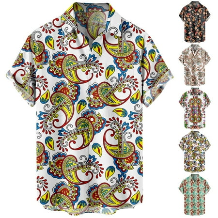 Mens Crewneck Button Down Shirt & Top Tropical Slim-Fit Clothing Apparel for Teen and Adult
Mens Crewneck Button Down Shirt & Top Tropical Slim-Fit Clothing Apparel for Teen and Adult