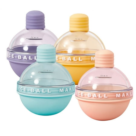 Tomfoto 4pcs Ice Ball Maker 2.4 Inches Big Ice Ball Mold Silicone Cute Bulb-shaped for Whiskey Cocktails
Tomfoto 4pcs Ice Ball Maker 2.4 Inches Big Ice Ball Mold Silicone Cute Bulb-shaped for Whiskey Cocktails