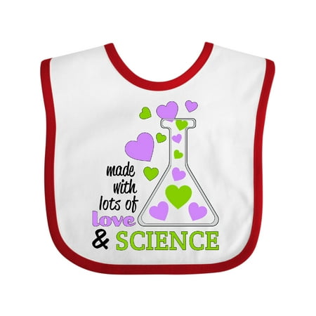 Inktastic Made with Lots of Love and Science Heart Bubbles in a Beaker Gift Baby Boy or Baby Girl Bib
Inktastic Made with Lots of Love and Science Heart Bubbles in a Beaker Gift Baby Boy or Baby Girl Bib