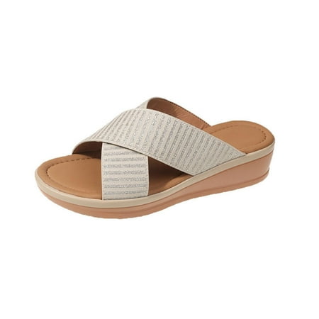 Stamzod Summer Sandals for Women 2023 Round Toe Thick Heeled Shoes Ladies Beach Sandals Non-Slip Causal Slippers Clearance
Stamzod Summer Sandals for Women 2023 Round Toe Thick Heeled Shoes Ladies Beach Sandals Non-Slip Causal Slippers Clearance