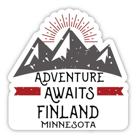 Finland Minnesota Souvenir 4-Inch Magnet Adventure Awaits Design