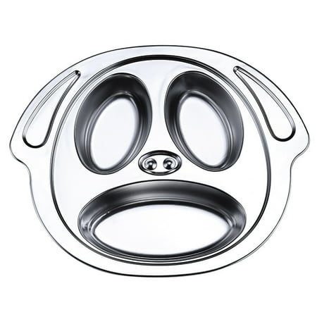 Baby Divided Plates Toddlers Self Feeding Training Storage Divided Bowl