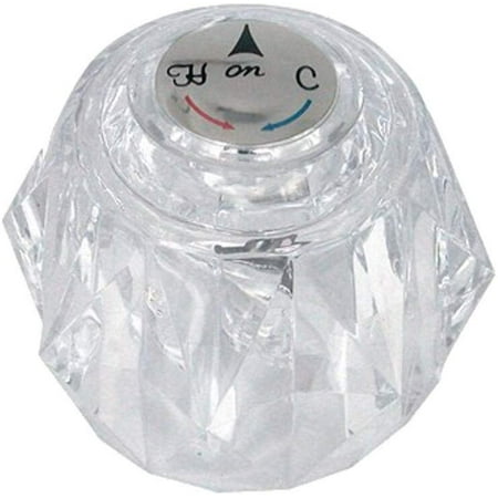 Danco 88439 Delta Clear Acrylic Bath Handle White|Clear