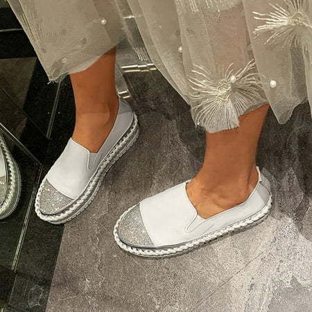 NECHOLOGY Woman Heel Sandals Casual Shoes Fashion Rhinestone Shoes Flat Single Women s Womens Business Casual Shoes Wide White 7.5
NECHOLOGY Woman Heel Sandals Casual Shoes Fashion Rhinestone Shoes Flat Single Women s Womens Business Casual Shoes Wide White 7.5