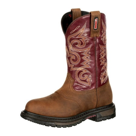 Rocky Western Boots Womens Original Ride WP Saddle Brown RKW0176
