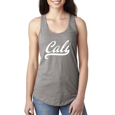 Cali California Republic Golden State Flag Gift Women Tops Next Level Racerback Tank Top