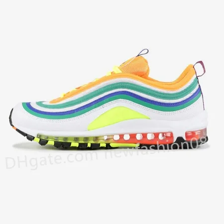 

NEW Running Shoes 97S Trainers Sports Sneakers Red Black Triple White Reflective Bred Game Royal Bullet Silver Aurora New 97 Og Classic Men Women Zoom Size 36-45