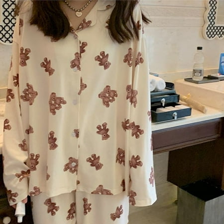 Plaid Casual Pajama Sets Women Single Breasted Ins Japan Turn-down Collar Nightwear Spring Fall Elastic Waist Homewear New Mujer
Plaid Casual Pajama Sets Women Single Breasted Ins Japan Turn-down Collar Nightwear Spring Fall Elastic Waist Homewear New Mujer