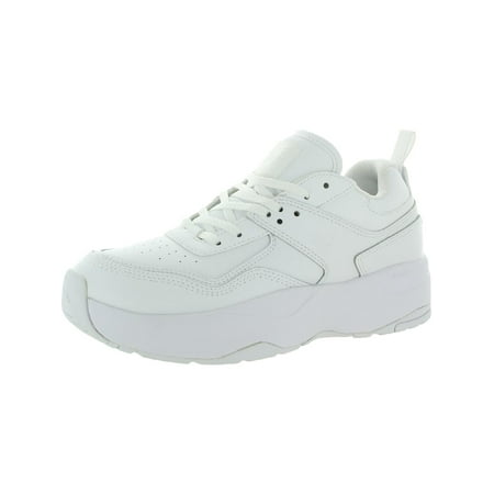 DC Womens E.Tribeka Faux Leather Workout Platform Sneakers