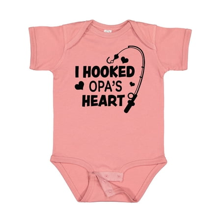 Inktastic I Hooked Opa s Heart with Fishing Rod Gift Baby Boy or Baby Girl Bodysuit
Inktastic I Hooked Opa s Heart with Fishing Rod Gift Baby Boy or Baby Girl Bodysuit