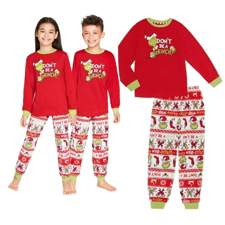 Matching Family Christmas Pajamas Men s Grinch Pajama Set