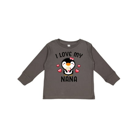 Inktastic I Love My Nana with Cute Penguin and Hearts Gift Toddler Toddler Girl Long Sleeve T-Shirt
Inktastic I Love My Nana with Cute Penguin and Hearts Gift Toddler Toddler Girl Long Sleeve T-Shirt
