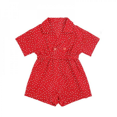 Bullpiano Toddler Girls Dresses Children s Lapel Jumpsuit Summer Girl Sweet Dress Polka Dot Jumpsuit Children s Pants Baby Kids Clothing
Bullpiano Toddler Girls Dresses Children s Lapel Jumpsuit Summer Girl Sweet Dress Polka Dot Jumpsuit Children s Pants Baby Kids Clothing