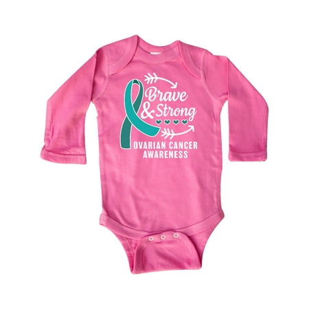Inktastic Ovarian Cancer Awareness Brave and Strong with Arrows Gift Baby Boy or Baby Girl Long Sleeve Bodysuit
Inktastic Ovarian Cancer Awareness Brave and Strong with Arrows Gift Baby Boy or Baby Girl Long Sleeve Bodysuit