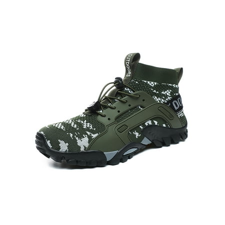 Fangasis Men Women Athletic Shoe Blade Sole Sneakers Drawstring Hiking Shoes Unisex Sport Sneaker Running Lightweight Mesh Trainers Camouflage Green 8.5
Fangasis Men Women Athletic Shoe Blade Sole Sneakers Drawstring Hiking Shoes Unisex Sport Sneaker Running Lightweight Mesh Trainers Camouflage Green 8.5