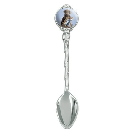 Lab Labrador Puppy Dog in Beach Lounger Chair Novelty Collectible Demitasse Tea Coffee Spoon
Lab Labrador Puppy Dog in Beach Lounger Chair Novelty Collectible Demitasse Tea Coffee Spoon