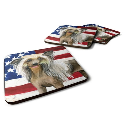 Carolines Treasures BB9659FC Chinese Crested Patriotic Foam Coaster Set of 4 3 1/2 x 3 1/2 multicolor
Carolines Treasures BB9659FC Chinese Crested Patriotic Foam Coaster Set of 4 3 1/2 x 3 1/2 multicolor