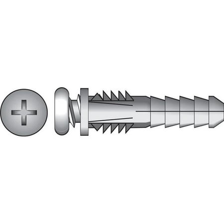 Hillman Ribbed Plastic Anchors With Screws No. 12 - 14 Pan Head Phillips 10 Lb. 20/Pack Pack of 5
Hillman Ribbed Plastic Anchors With Screws No. 12 - 14 Pan Head Phillips 10 Lb. 20/Pack Pack of 5