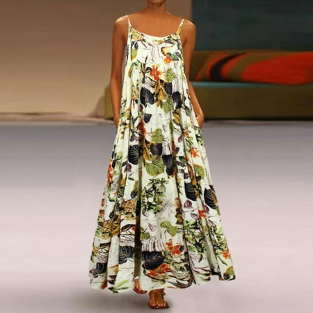 Herrnalise Women s Summer Floral Print Dress Women s V-Neck Floral Strap Summer Casual Swing Dress Longuette Dress
Herrnalise Women s Summer Floral Print Dress Women s V-Neck Floral Strap Summer Casual Swing Dress Longuette Dress