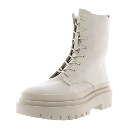 Cool Planet by Steve Madden Womens Moss Faux Leather Round Toe Mid-Calf Boots