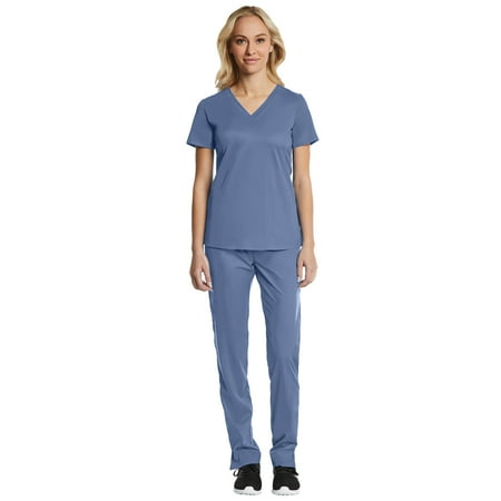 Maevn EON Sport Multi Pocket V-Neck Top & Comfy Full Elastic Waistband Pant Scrub Set
Maevn EON Sport Multi Pocket V-Neck Top & Comfy Full Elastic Waistband Pant Scrub Set
