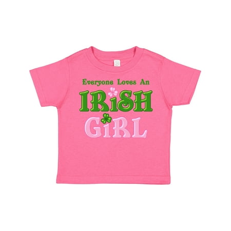 Inktastic Loves an Irish Girl Gift Toddler Toddler Girl T-Shirt