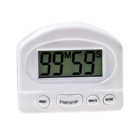 Large Display Electronic Digital Kitchen Timer with Magnetic Backing Stand for Cooking Sports Games Office Meeting (White)
Large Display Electronic Digital Kitchen Timer with Magnetic Backing Stand for Cooking Sports Games Office Meeting (White)