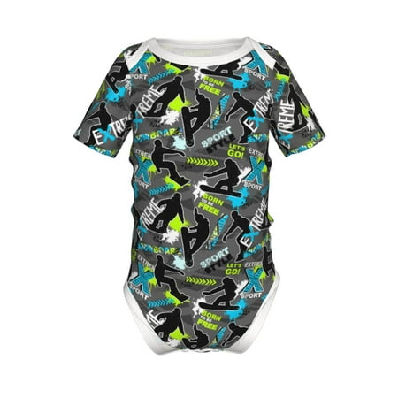 Adobk sport sonw board Print Baby Climbing Clothes Jumpsuit Rompers Classic Rompers Child Short sleeve Bodysuits-3 Months
Adobk sport sonw board Print Baby Climbing Clothes Jumpsuit Rompers Classic Rompers Child Short sleeve Bodysuits-3 Months