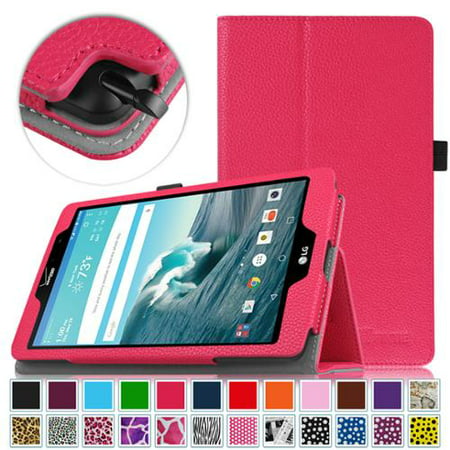 LG G Pad X8.3 Inch (4G LTE Verizon Wireless VK815) Android Tablet Case - Fintie Folio Cover with Auto Sleep\/Wake, Magenta