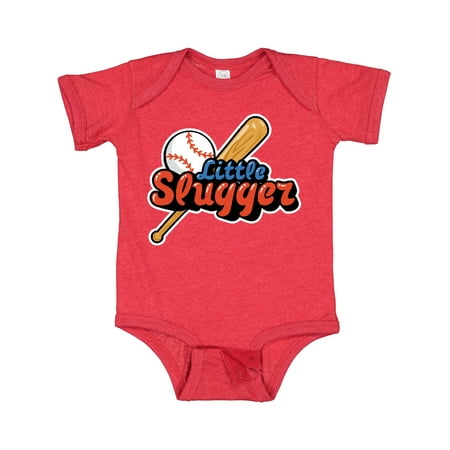 Inktastic Little Slugger Gift Baby Boy or Baby Girl Bodysuit