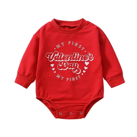 Fsqjgq Boys Pajama Sets Footless Pajamas Baby Boy Valentine s Day Baby Boys Girls Letter Long Sleeve Romper Outfit Bodysuit Boy Suit Romper Baby Layette Set Cotton Red 70
Fsqjgq Boys Pajama Sets Footless Pajamas Baby Boy Valentine s Day Baby Boys Girls Letter Long Sleeve Romper Outfit Bodysuit Boy Suit Romper Baby Layette Set Cotton Red 70