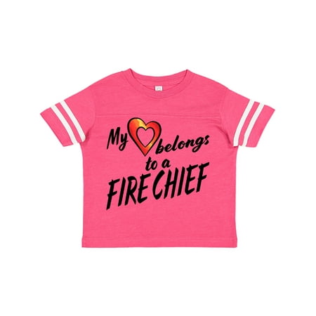 Inktastic My Heart Belongs to a Fire Chief with Red Heart Gift Toddler Boy or Toddler Girl T-Shirt
Inktastic My Heart Belongs to a Fire Chief with Red Heart Gift Toddler Boy or Toddler Girl T-Shirt