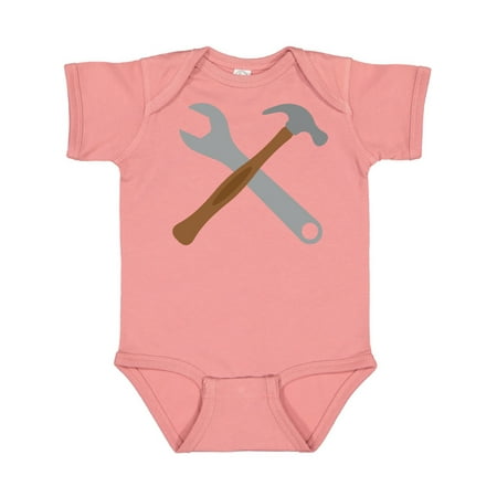 Inktastic Future Carpenter Tools Hammer Wrench Gift Baby Boy Bodysuit