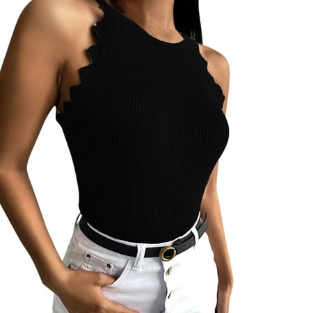 Pianpianzi Design Tops for Women Duds Camisole Bra Halter Top Women s Round Neck Knit Slim Fit Sleeveless Pullover Top
Pianpianzi Design Tops for Women Duds Camisole Bra Halter Top Women s Round Neck Knit Slim Fit Sleeveless Pullover Top