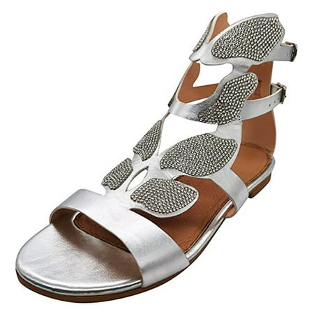 Rhinestone Strappy Summer Beach Shoes Butterfly-Shape Sandal for Women Brithday Wedding New
Rhinestone Strappy Summer Beach Shoes Butterfly-Shape Sandal for Women Brithday Wedding New