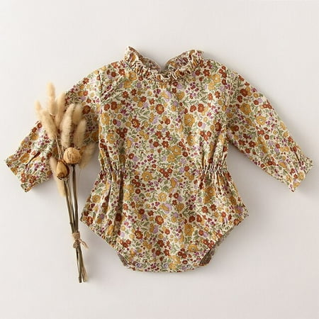 DanceeMangoos Newborn Baby Girl Bodysuit Vintage Floral Cotton Baby Onesies Long Sleeve Baby Girl Jumpsuit Spring Summer Infant Girls Clothes
DanceeMangoos Newborn Baby Girl Bodysuit Vintage Floral Cotton Baby Onesies Long Sleeve Baby Girl Jumpsuit Spring Summer Infant Girls Clothes