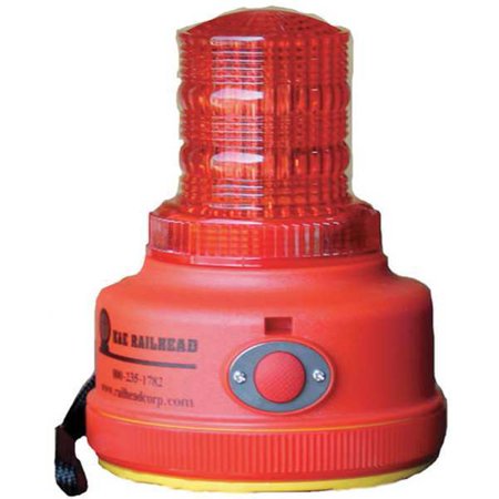 Warning Light, Red, LED, 2 D Batteries RAILHEAD GEAR