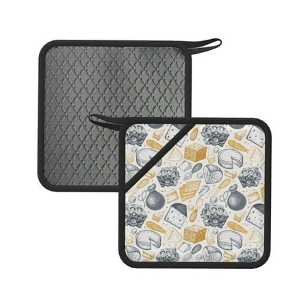 2PCS Pot Holders for Kitchen - Heat Resistant Silicone Pot Holders with Hanging Loop Cute Cheese Cake Non Slip Oven Hot Pads Potholders for Decor Baking Cooking Kitchen
2PCS Pot Holders for Kitchen - Heat Resistant Silicone Pot Holders with Hanging Loop Cute Cheese Cake Non Slip Oven Hot Pads Potholders for Decor Baking Cooking Kitchen