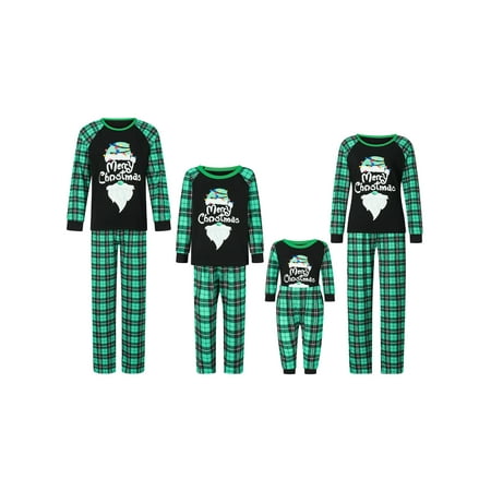 Ma&Baby Christmas Pajamas for Family Matching PJ s Sets Letters Long Sleeve Tee and Plaid Pants Loungewear
Ma&Baby Christmas Pajamas for Family Matching PJ s Sets Letters Long Sleeve Tee and Plaid Pants Loungewear