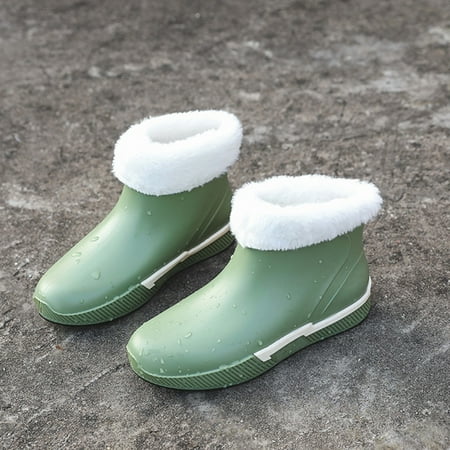 Thanksgiving Day Clearance Hvyes Ladies Mid-tube Fashion Rain Boots Non-slip Plastic Detachable Cotton-padded Waterproof Rain Shoes
Thanksgiving Day Clearance Hvyes Ladies Mid-tube Fashion Rain Boots Non-slip Plastic Detachable Cotton-padded Waterproof Rain Shoes