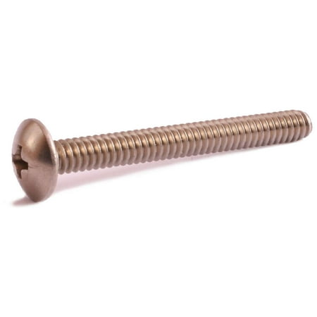 1/4-20 x 2 1/2 Phillips Truss Machine Screw 18-8 (A2) Stainless Steel (100)
1/4-20 x 2 1/2 Phillips Truss Machine Screw 18-8 (A2) Stainless Steel (100)
