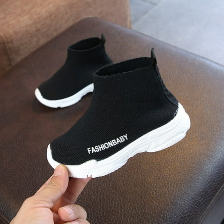 Autumn new style Korean children s socks shoes boys and girls fly woven breathable mesh fashion sneakers high- elastic shoes black 22
Autumn new style Korean children s socks shoes boys and girls fly woven breathable mesh fashion sneakers high- elastic shoes black 22
