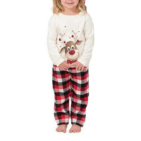 Suanret Christmas Family Pajamas Set Deer Head Print Pullover Plaid Trousers for Dad Mom Kids White-Kid 3-4 Years
Suanret Christmas Family Pajamas Set Deer Head Print Pullover Plaid Trousers for Dad Mom Kids White-Kid 3-4 Years