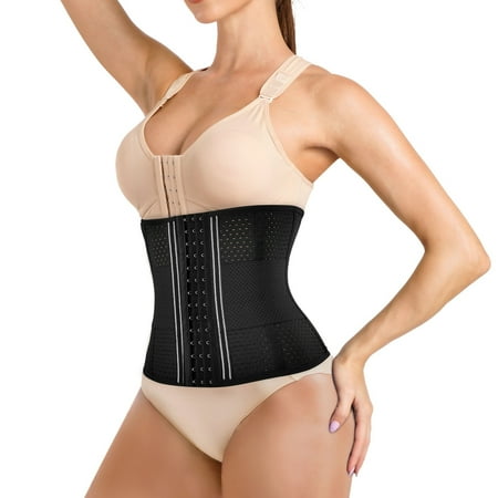 Eleady Waist Trainer Underbust Corset for Womens Tummy Control Waist Cincher Slimming Body Shaper Sport Workout Girdle(Black XX-Large)
Eleady Waist Trainer Underbust Corset for Womens Tummy Control Waist Cincher Slimming Body Shaper Sport Workout Girdle(Black XX-Large)