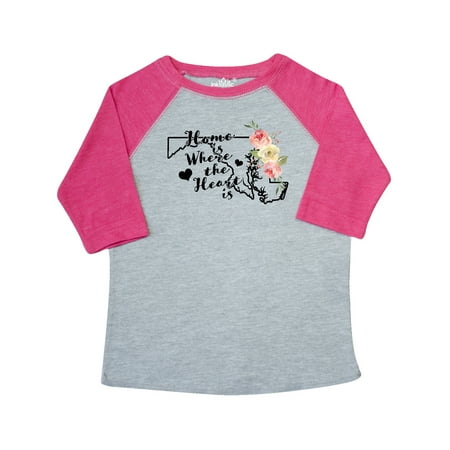 Inktastic Maryland Home is Where the Heart is with Watercolor Floral Gift Toddler Boy or Toddler Girl T-Shirt
Inktastic Maryland Home is Where the Heart is with Watercolor Floral Gift Toddler Boy or Toddler Girl T-Shirt